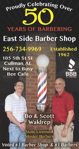 East Side Barber Card