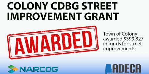 Colony Awarded CDBG Grant for Street Improvements Project